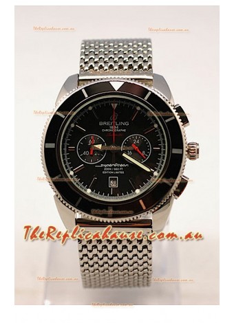 Breitling SuperOcean Heritage Swiss Replica Watch - Black Dial