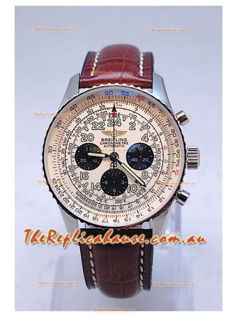 Breitling Navitimer Cosmonaute Swiss Replica Watch Steel Case