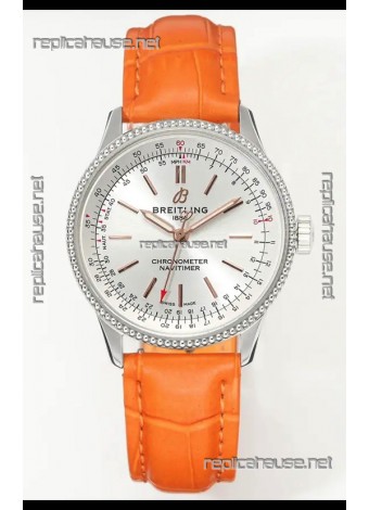Navitimer Automatic 36 Steel Dial Steel Casing Super Clone Watch 
