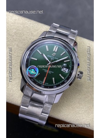 Top Time B31 38mm Green Dial Steel Strap Super Clone Watch 
