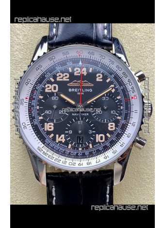 Breitling Navitimer B02 Stainless Grey Dial Swiss Replica Watch  