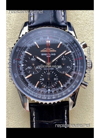 Breitling Navitimer B01 Chronograph 43 Black Dial Super Clone Watch 