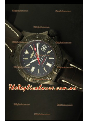Breitling Seawolf PVD Coated Swiss Timepiece - Stick Markers