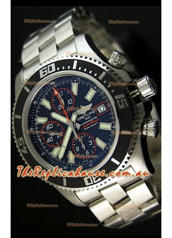 Breitling SuperOcean Abyss Swiss Chronograph Replica Watch - 1:1 Mirror Replica - 44MM Orange Markers