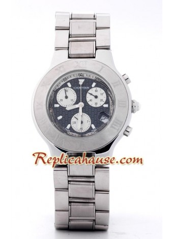 Cartier Ligne Chronoscaph Wristwatch CTR118