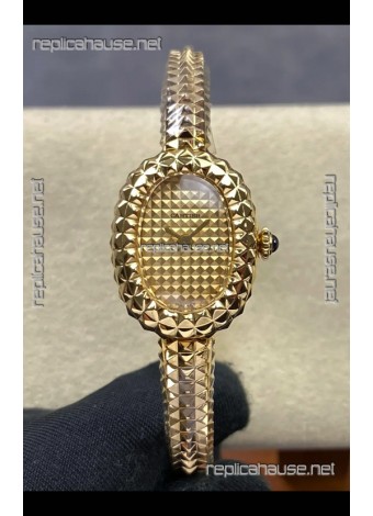 Baignoire De Cartier Yellow Gold Super Clone Quartz Replica Watch