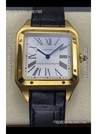 Cartier Santos Dumont in Yellow Gold 31MM Super Clone Watch 