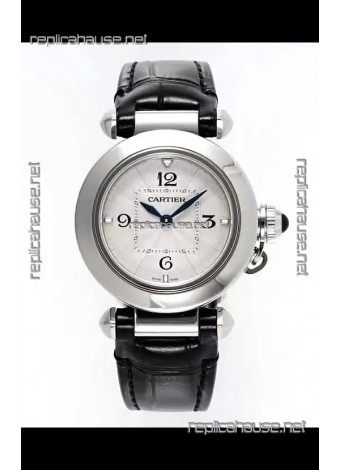 Pasha De Cartier Steel Casing Watch 30MM Super Clone Watch 