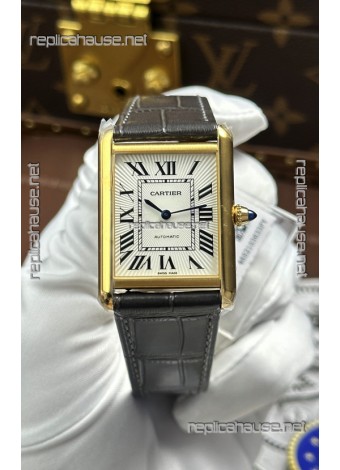Cartier Tank Louis Automatic 27mm in Yellow Gold Super Clone Watch 