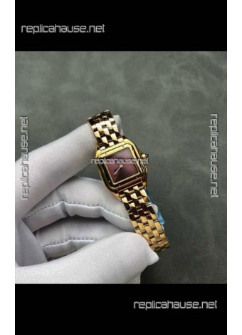 PANTHERE de Cartier 22MM Red Dial Super Clone Watch 