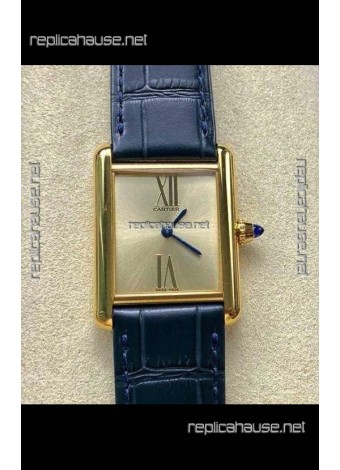 Cartier Tank Louis 25MM Swiss Quartz Movement Gold Case