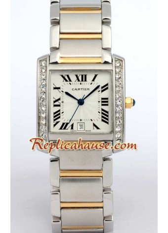 Cartier Tank Francaise Grand Modele Men's CTR245