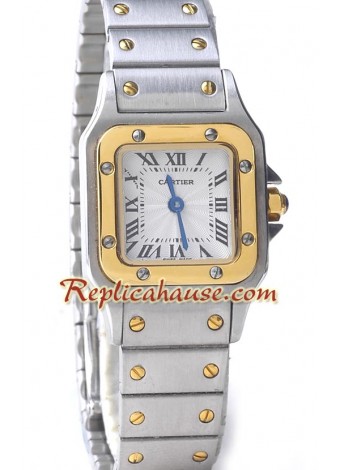 Cartier Santos Two Tone Ladies CTR207
