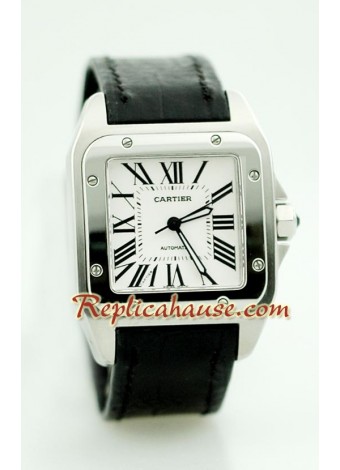 Cartier Santos 100 Swiss Wristwatch CTR186