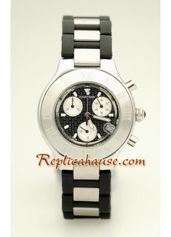 Cartier Ligne Chronoscaph Wristwatch CTR119