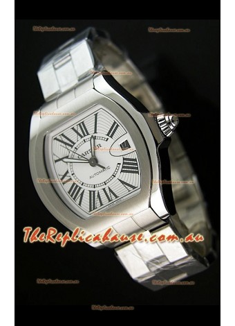 Cartier Roadster Swiss Replica Watch Stainless Steel - 38MM Wide