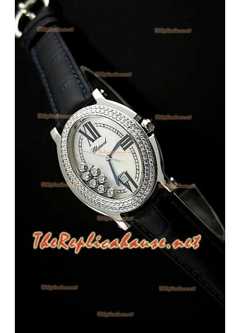 Chopard Happy Sport Swiss Ladies Watch with Purple Strap