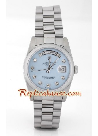 Rolex Day Date Silver ROLX502