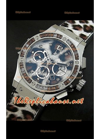 Hublot Big Bang Stainless Steel Casing Leopard Edition Watch