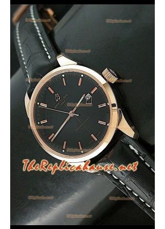 Breitling Transocean Swiss Replica Watch in Rose Gold