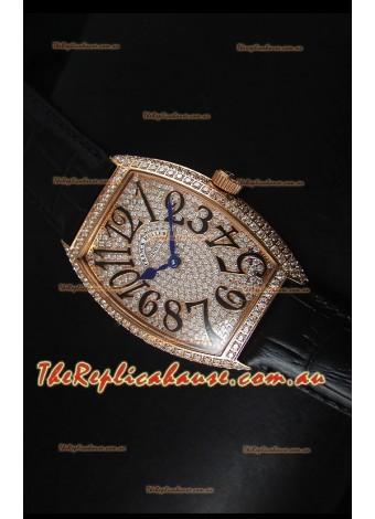 Franck Muller Master of Complications Casablanca Ladies Watch in Rose Gold Case 