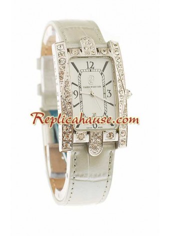 Harry Winston Avenue Classic Swiss Ladies Wristwatch HARWNT03