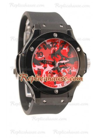 Hublot Big Bang Wristwatch Army Dial 48MM HBLT93