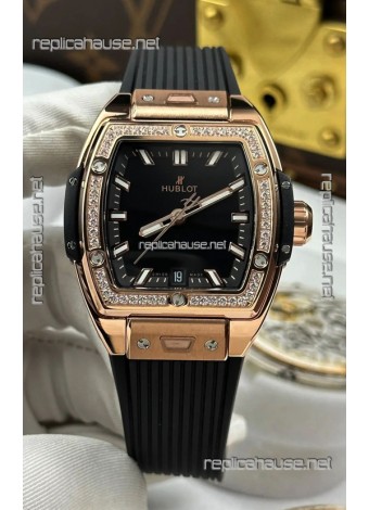 Hublot Spirit of Big Bang Rose Gold Black Dial 39MM Super Clone Watch 
