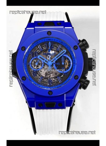 Hublot Big Bang Unico Chronograph Blue Ceramic Super Clone Watch 