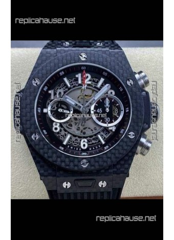 Hublot Big Bang Unico Carbon Fiber Watch 45MM Super Clone Watch 