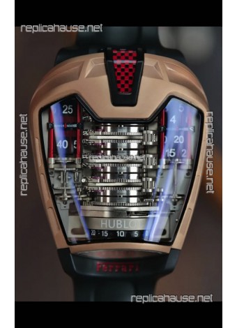 Hublot MP-05 La Ferrari DLC Coated Titanium Casing Hyper Clone Watch 