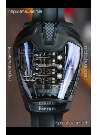 Hublot MP-05 La Ferrari Black Titanium Casing Hyper Clone Watch 