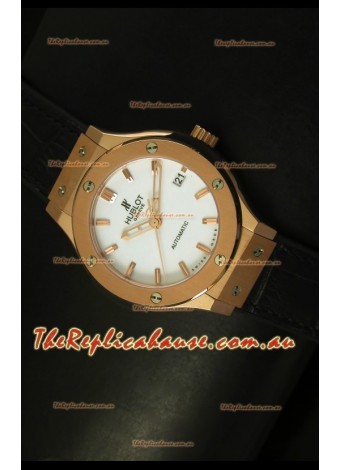 Hublot Classic Fusion 39MM Rose Gold Swiss Timepiece 