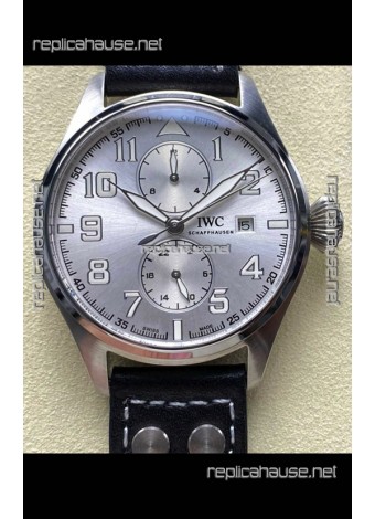 IWC PILOT'S Monopusher Steel Dial Replica Watch  