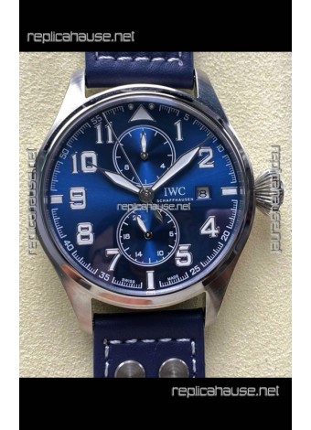 IWC PILOT'S Monopusher Le Petit Blue Dial Replica Watch  