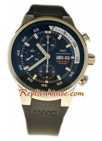 IWC Aquatimer Chronograph Cousteau Divers Swiss Wristwatch IWC12
