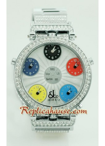 Jacob and Co Double Sided Wristwatch JCB48