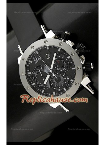 Jacob and Co EPIC II Swiss Watch with Steel Bezel