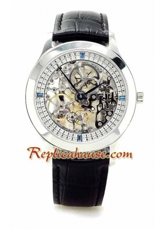 Jaeger LeCoultre Skeleton Swiss Wristwatch JGRLCT05