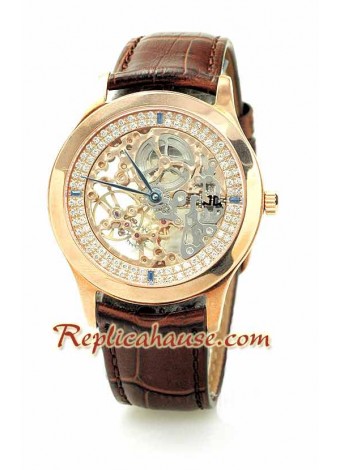 Jaeger LeCoultre Skeleton Swiss Wristwatch JGRLCT06