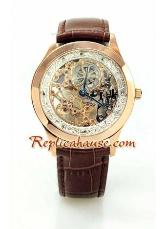 Jaeger LeCoultre Skeleton Swiss Wristwatch JGRLCT07