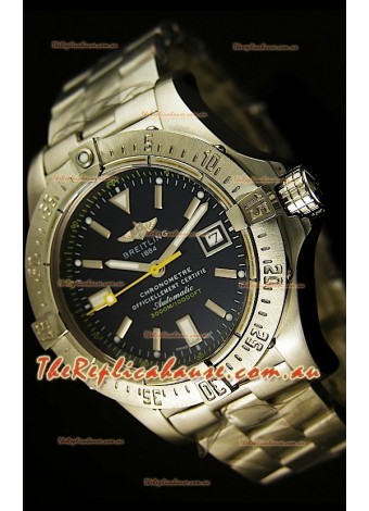 Breitling Avenger Seawolf Swiss Replica Watch in Yellow Seconds Hands -  1:1 Mirror Replica Watch