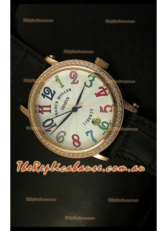 Franck Muller Master of Complications Liberty Japanese Watch in Black Strap