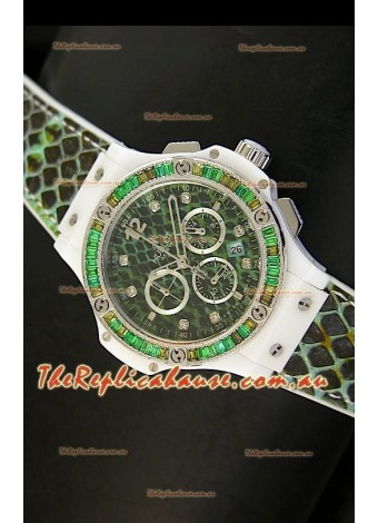 Hublot Big Bang BOA Bang Green Dial/Strap Watch 34MM