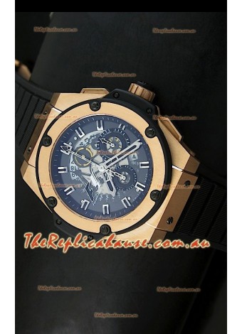 Hublot Big Bang King Power Formula 1 Swiss Watch in Pink Gold Case