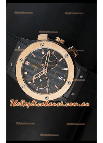 Hublot Classic Fusion Chrono Japanese Quartz Replica Watch Two Tone