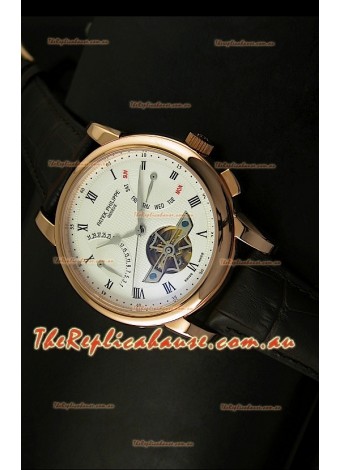 Patek Philippe Grand Complications Tourbillon Automatic Watch in Pink Gold