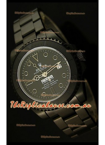 Rolex Submariner STEALTH MK IV Edition Swiss Replica Watch in PVD Strap