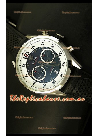 Tag Heuer Carrera Calibre 36 Flyback Black Dial Replica Watch - Quartz Movement