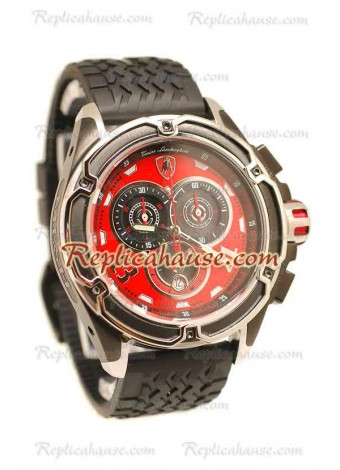 Lamborghini Mesh Chronograph Japanese Wristwatch LAMBO01